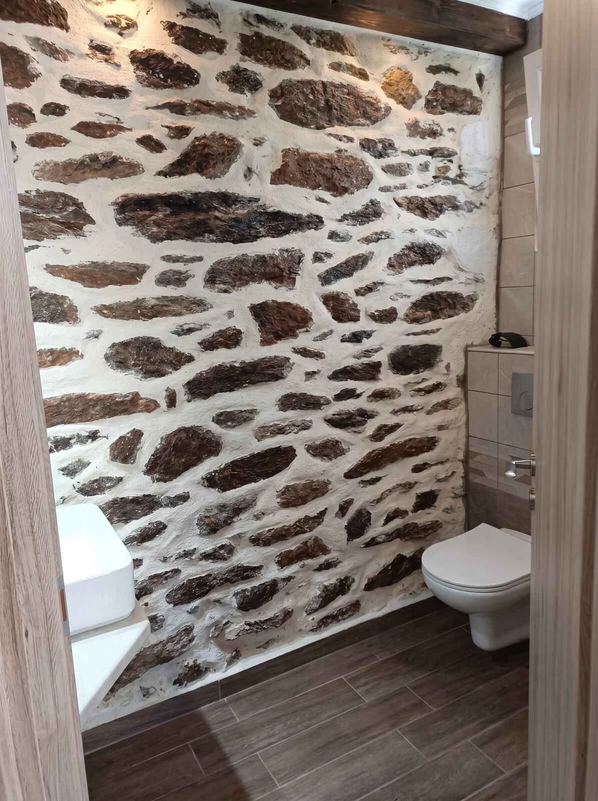Stone bathroom